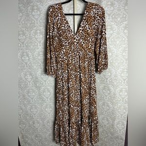 Lilly Pulitzer NWT Brown Cheetah Dress